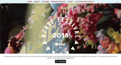 Desktop Screenshot of housefestival.com